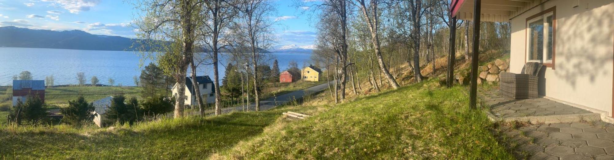 Bed And Breakfast Nordic Horn Brostadbotn Exterior foto